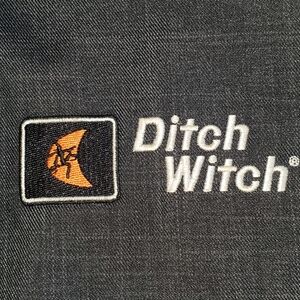 Ditch Witch Charcoal Windbreaker Jacket By Red House Sz.XL
